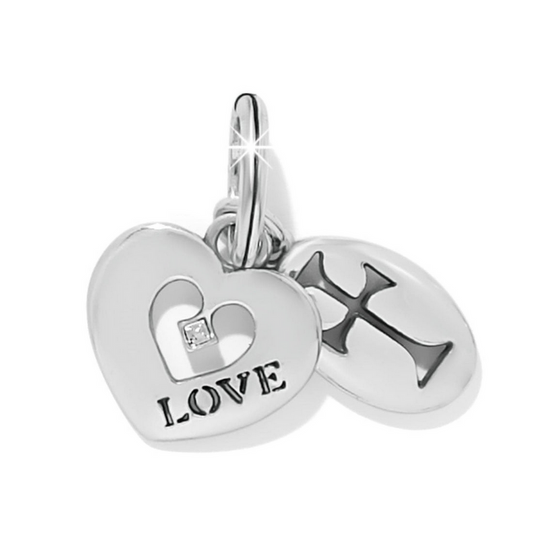 Brighton Hearts of Faith Charm
