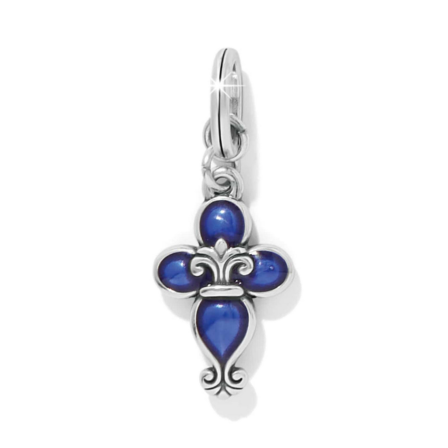 Brighton Fleur De Lis Cross Charm