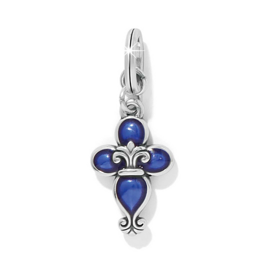Brighton Fleur De Lis Cross Charm