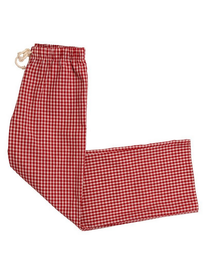 Red Gingham Pants