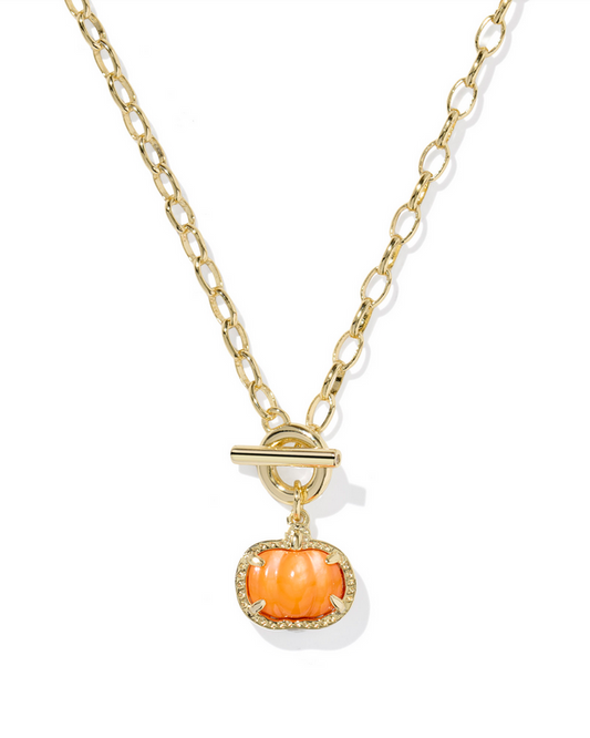 Kendra Scott Pumpkin Link Chain Necklaceaa