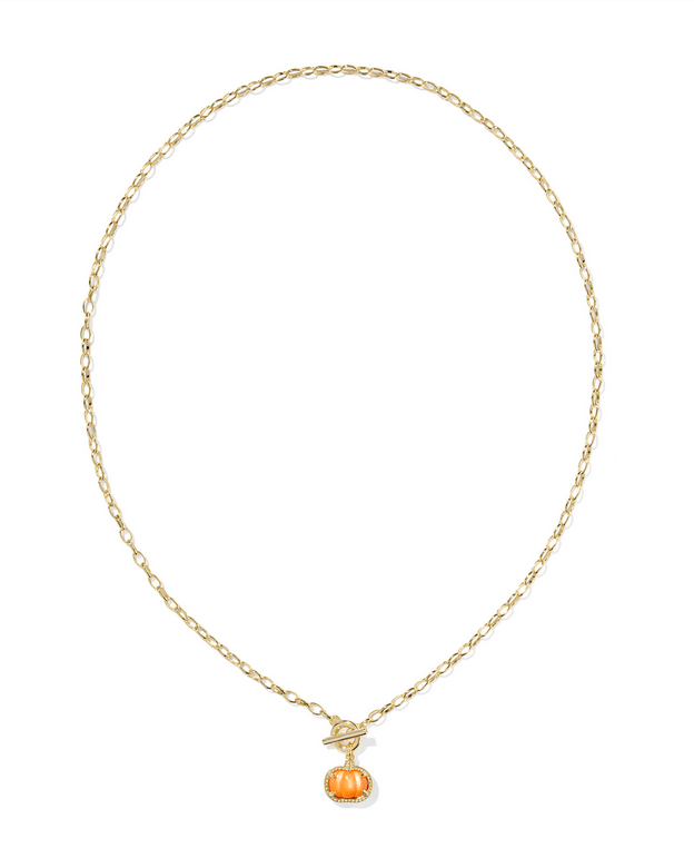 Kendra Scott Pumpkin Link Chain Necklaceaa