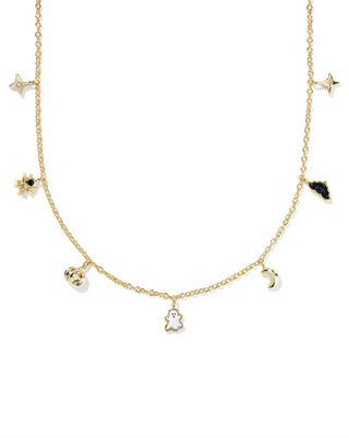 Kendra Scott Halloween Strnd Nck Gold Multi Mix