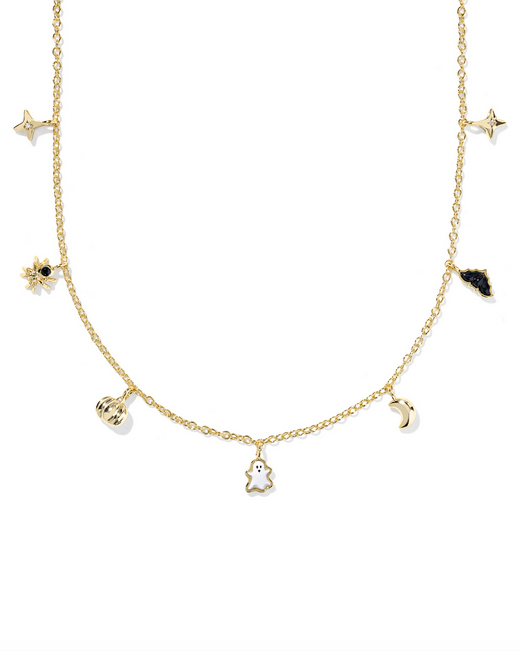 Kendra Scott Halloween Strnd Nck Gold Multi Mix