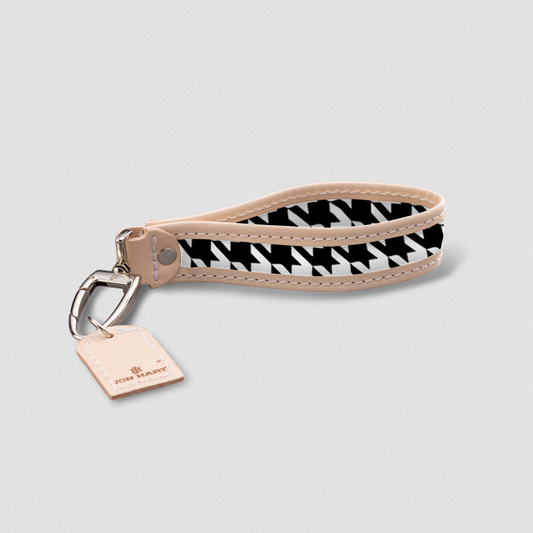 JH  #360 Pearl Wristlet Strap - Houndstooth