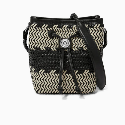 Brighton Ferrara Rossana Mini Bucket Via Vai Black