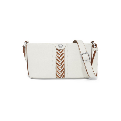 Brighton Optic White Belize Mini Crossbody