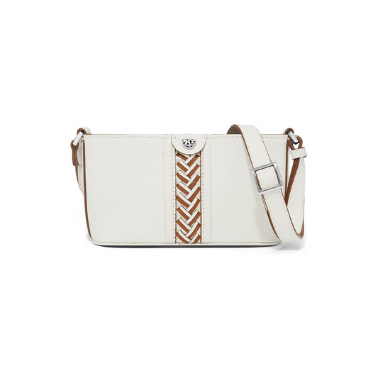 Brighton Optic White Belize Mini Crossbody