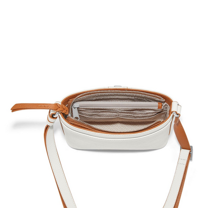 Brighton Optic White Belize Mini Crossbody