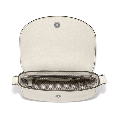 Brighton Weston Saddle Bag Shoe White