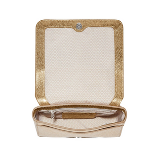 Brighton Gold Everbloom Essie Flap Bag