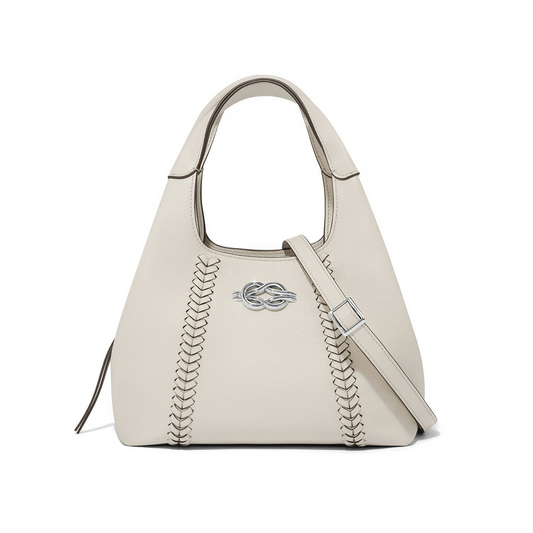 Brighton Shoe White Shay Convertible Bag