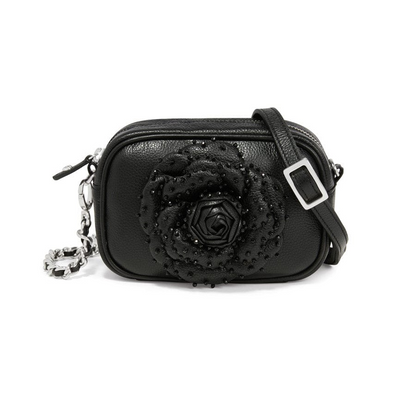 Brighton Black Rosie Mini Camera Bag