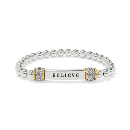 Brighton Meridian Believe Stretch 2tn Bracelet
