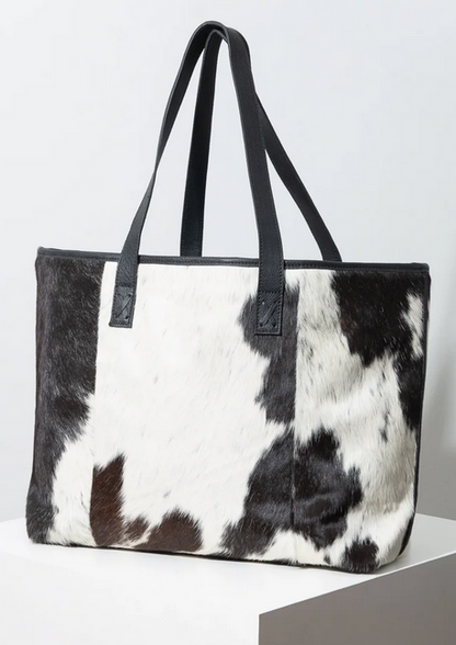 Noonday Modern Leather Cowhide Tote