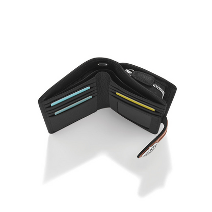 Brighton Blk/Brn Shelby Med Wallet