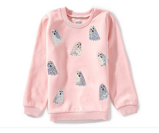 Sparkle Ghost Kids Sweatshirt