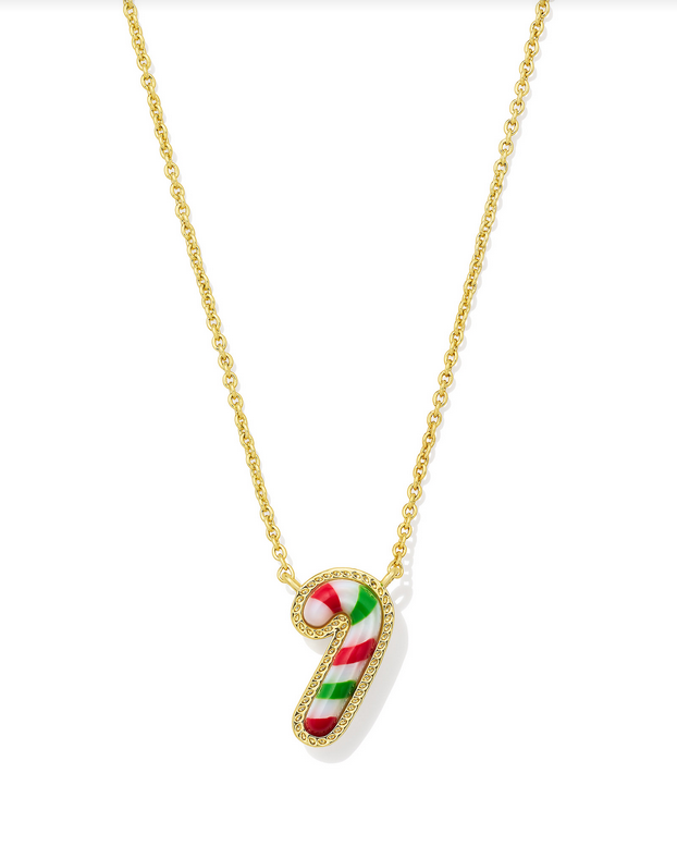 Kendra Scott Candy Cane Red Green Mix Necklace