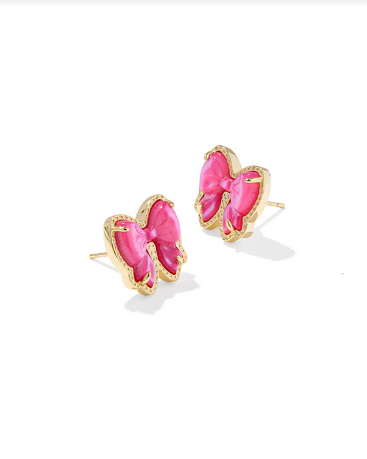Kendra Scott Haley Rose Violet MOP Stud Earring