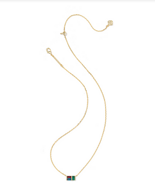 Kendra Scott Jamie Gold Multi Mix Short Pendant Necklace