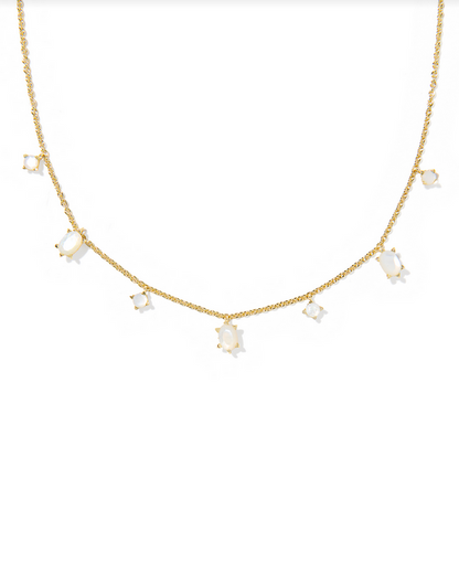 Kendra Scott Cailin Gold Ivory MOP Delicate Strand Necklace