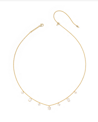 Kendra Scott Cailin Gold Ivory MOP Delicate Strand Necklace