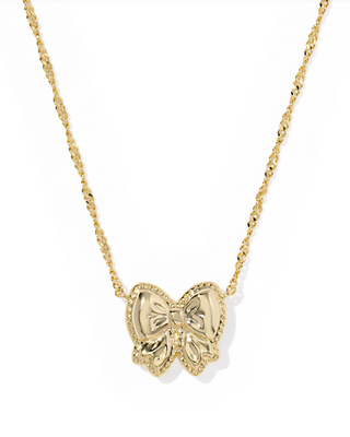 Kendra Scott Haley Bow Red MOP Short Pendant Necklace