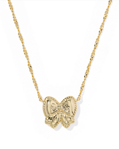 Kendra Scott Haley Bow Red MOP Short Pendant Necklace