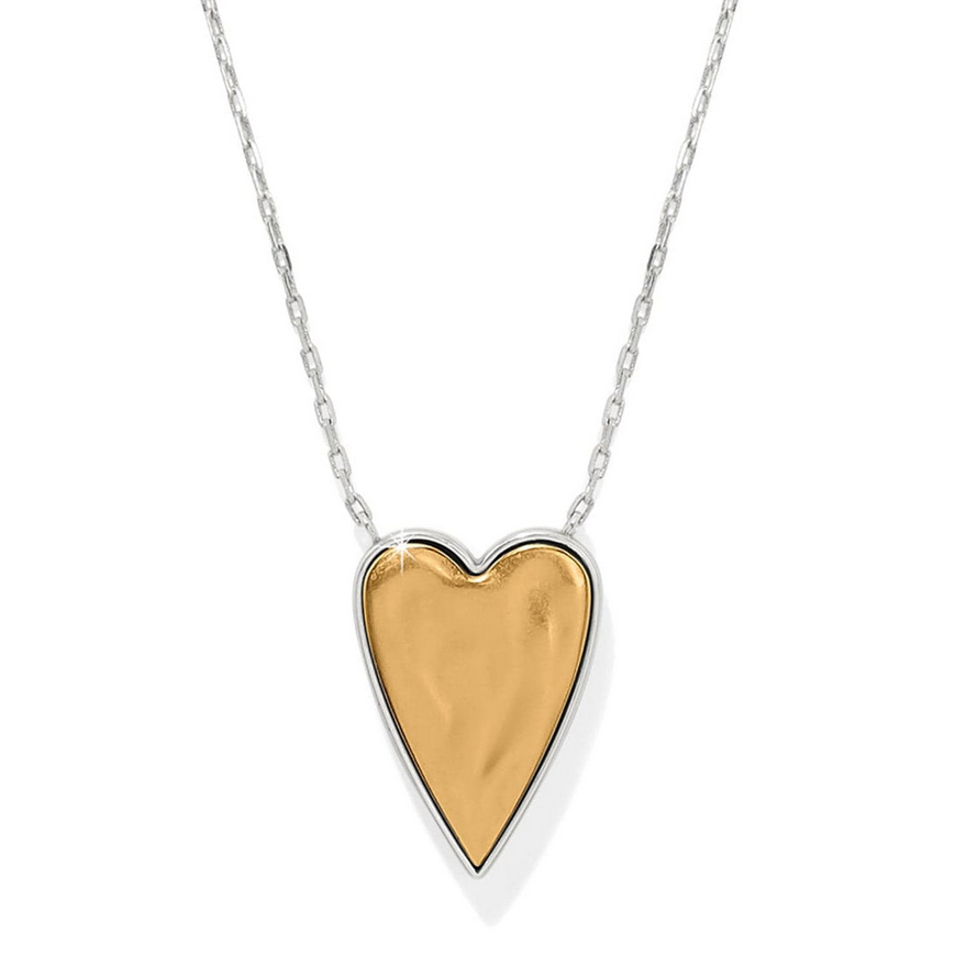 Brighton B Bright Reversable Gold Love Message Neckalce
