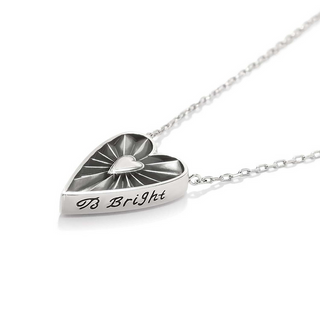 Brighton B Bright Reversable Gold Love Message Neckalce