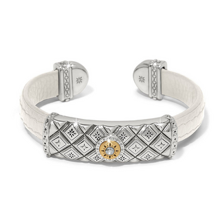 Brighton Mosaic 2TN White Bar Cuff
