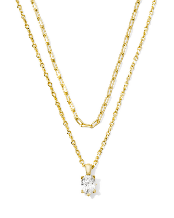Kendra Scott Cailin Gold Multi Strand Necklace