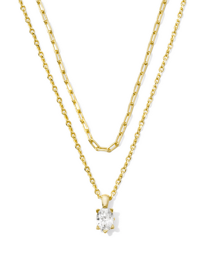 Kendra Scott Cailin Gold Multi Strand Necklace