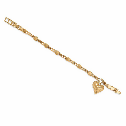 Brighton Trust Your Journey Gold Heart Bracelet