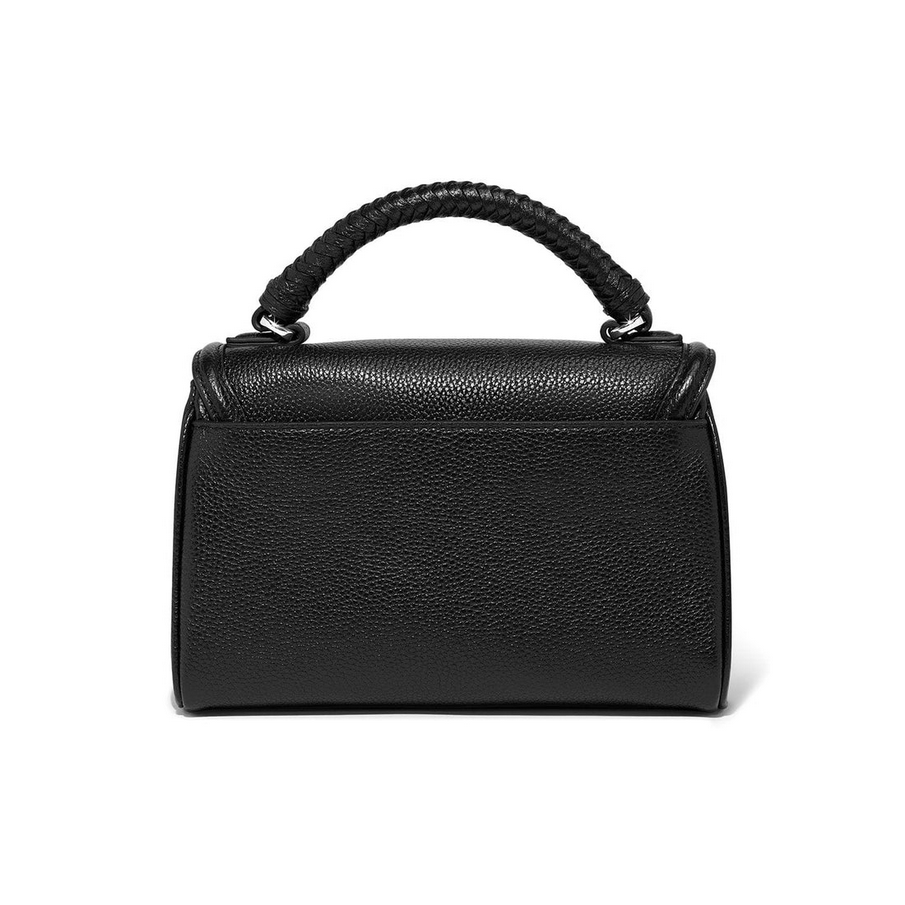 Brighton Black Tate Flap Satchel