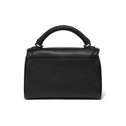 Brighton Black Tate Flap Satchel