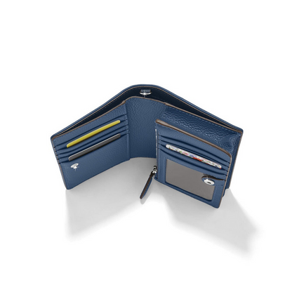 Brighton French Blue Interlock Wallet Medium