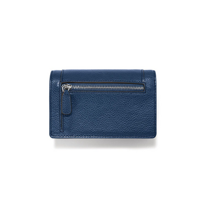 Brighton French Blue Interlock Wallet Medium