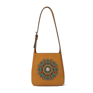 Brighton Camel Mosaic Hobo