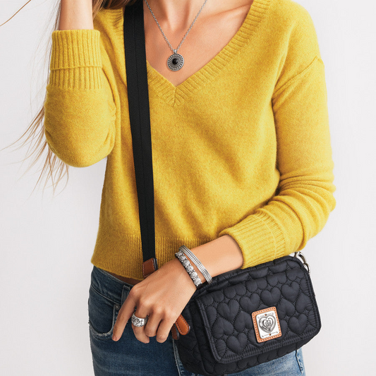 Brighton Black Knix Utility Bag