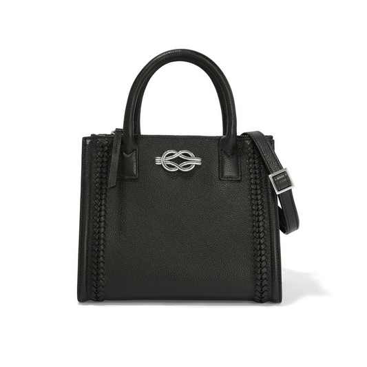 Brighton Flemming Black Interlok Tote