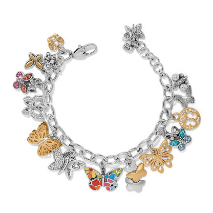Brighton Forever Butterfly Charm Bracelet