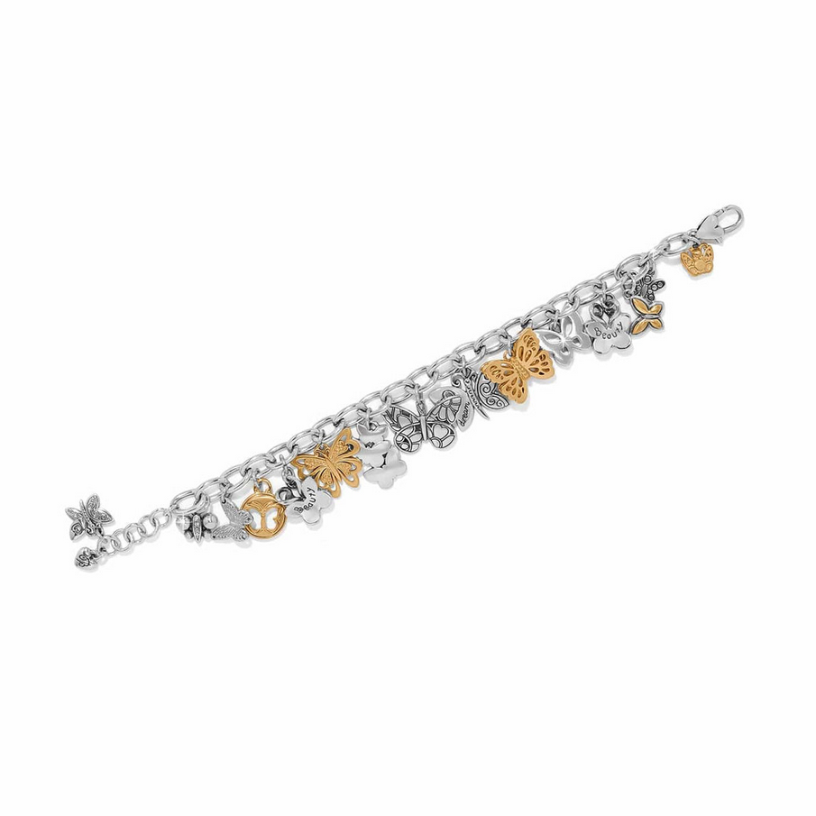 Brighton Forever Butterfly Charm Bracelet