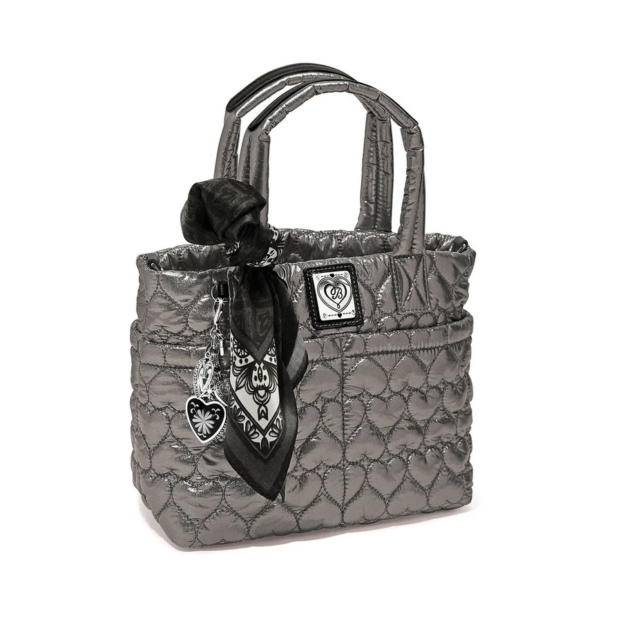 Brighton Kamille Pewter Handbag