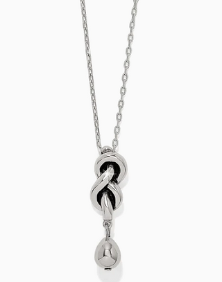 Brighton Interlok Single Knot Drop Necklace