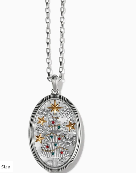 Brighton Wonderful Christmas Time Shaker Necklace