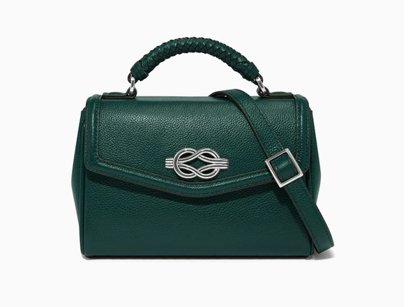 Brighton Tatum Small Flap Satchel Jewel Interlok Harmony