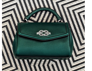 Brighton Tatum Small Flap Satchel Jewel Interlok Harmony