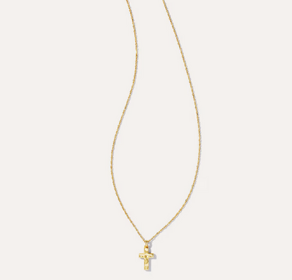Kendra Scott Cross Pendant Necklace Gold
