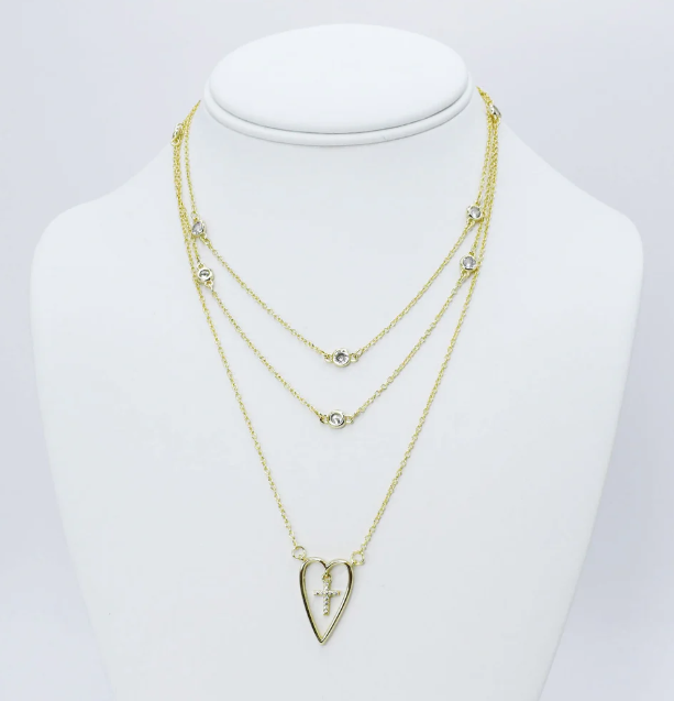 Treasure Jewels Faithful Heart Necklace